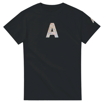 Unisex Wildflower Initials hoodie, personalised, personalise,, sweatshirt and t-shirt in blue, red, green, grey, black, brown, white, and beige – Serif & Co personalised wildflower clothing