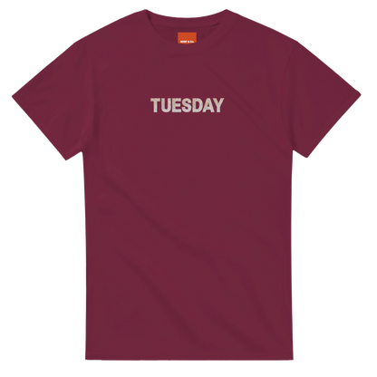 Unisex Wildflower Days of the Week hoodie, sweatshirt and t-shirt, Monday, Tuesday, Wednesday, Thursday, Friday, Saturday, Sundayin blue, red, green, grey, black, brown, white, and beige – Serif & Co wildflower clothing