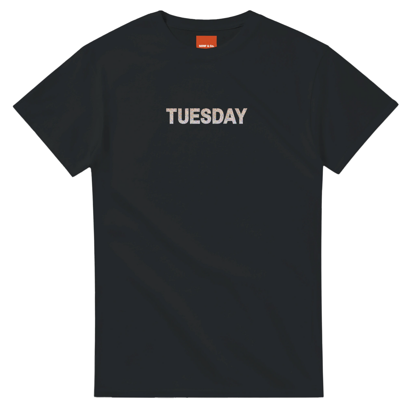 Unisex Wildflower Days of the Week hoodie, sweatshirt and t-shirt, Monday, Tuesday, Wednesday, Thursday, Friday, Saturday, Sundayin blue, red, green, grey, black, brown, white, and beige – Serif & Co wildflower clothing