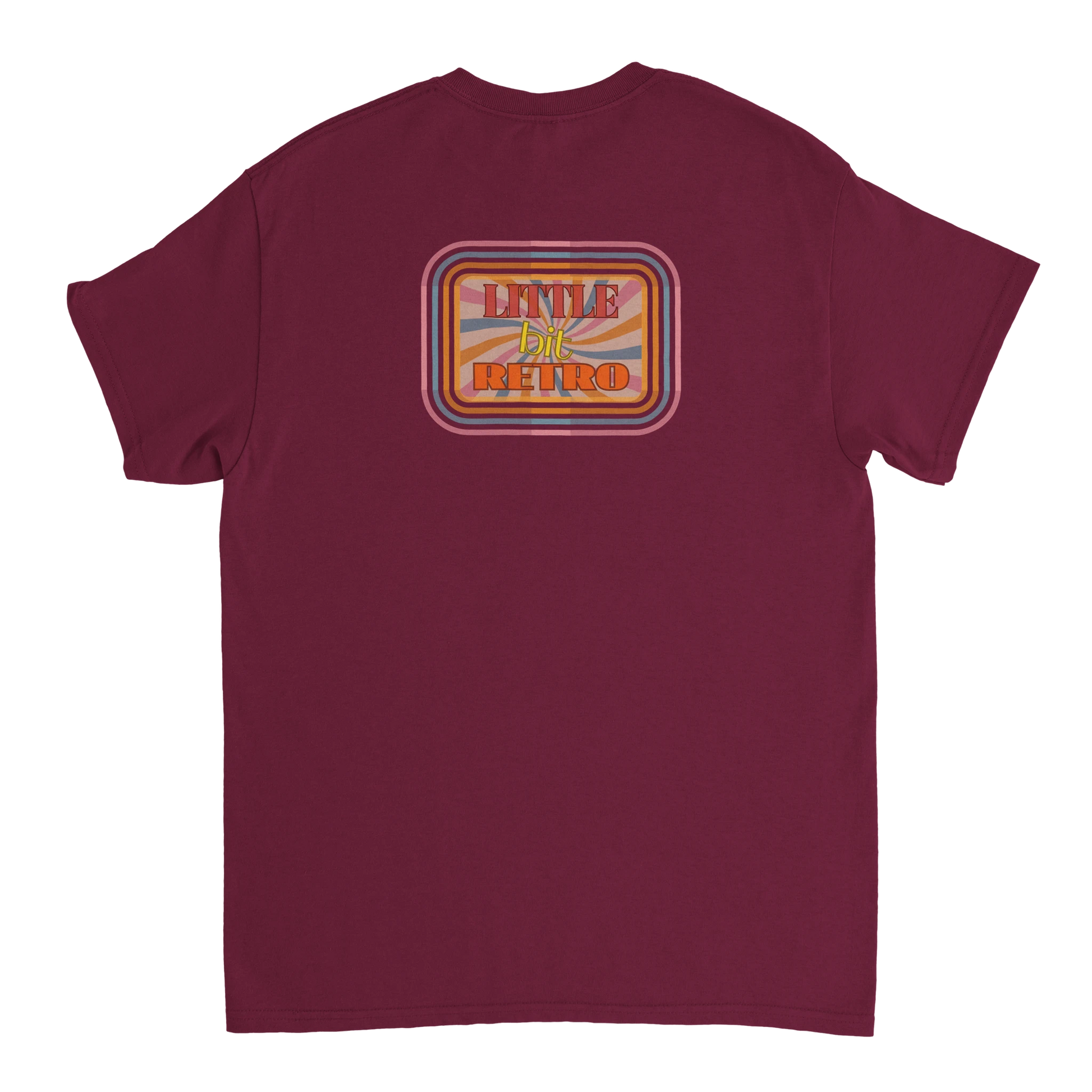 Unisex Little Bit Retro hoodie, sweatshirt and t-shirt in blue, red, green, grey, black, brown, white, and beige – Serif & Co retro clothing