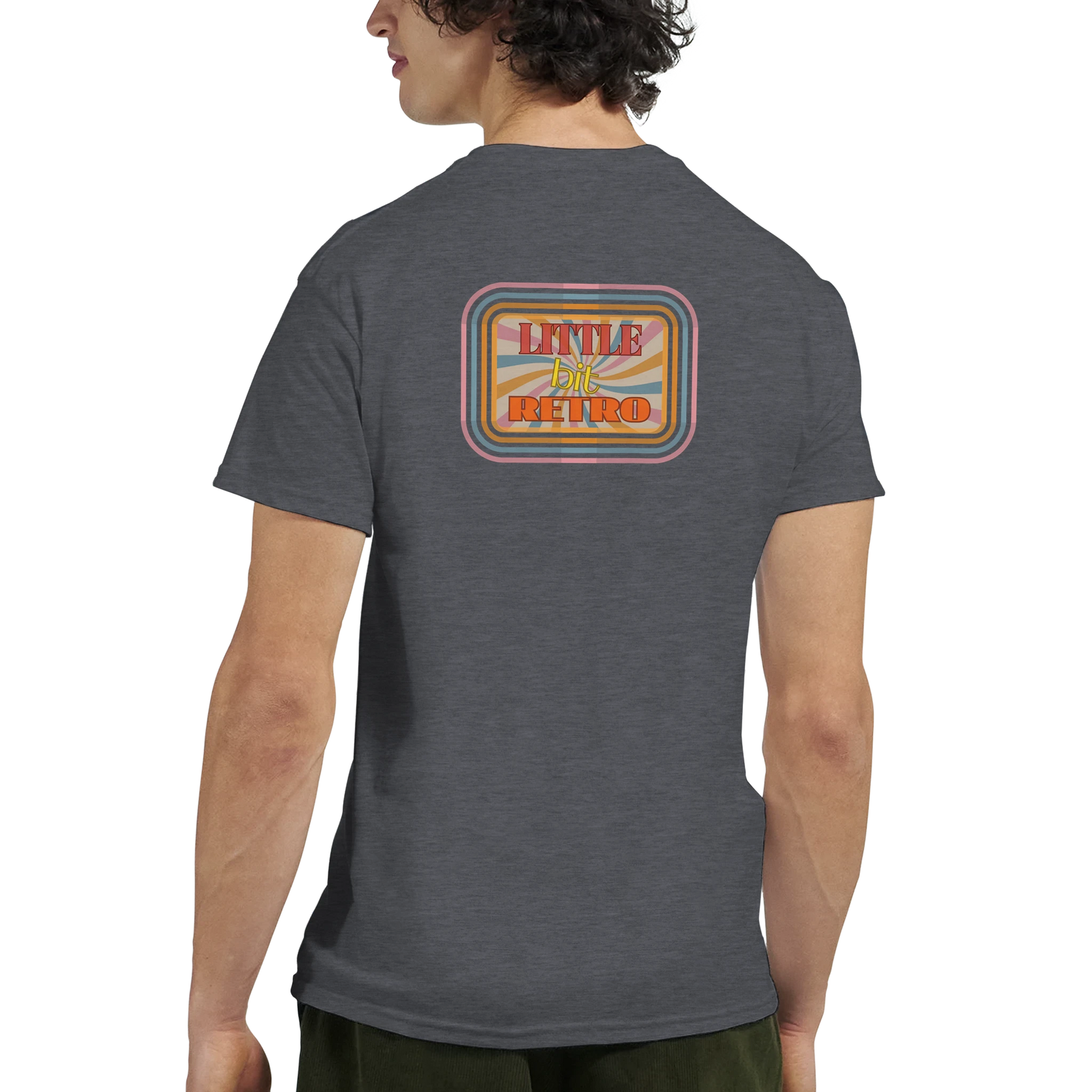 Unisex Little Bit Retro hoodie, sweatshirt and t-shirt in blue, red, green, grey, black, brown, white, and beige – Serif & Co retro clothing