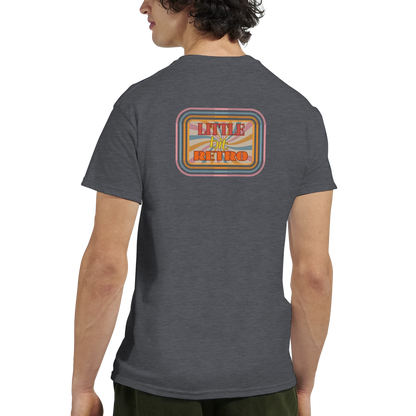 Unisex Little Bit Retro hoodie, sweatshirt and t-shirt in blue, red, green, grey, black, brown, white, and beige – Serif & Co retro clothing