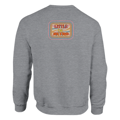 Unisex Little Bit Retro hoodie, sweatshirt and t-shirt in blue, red, green, grey, black, brown, white, and beige – Serif & Co retro clothing