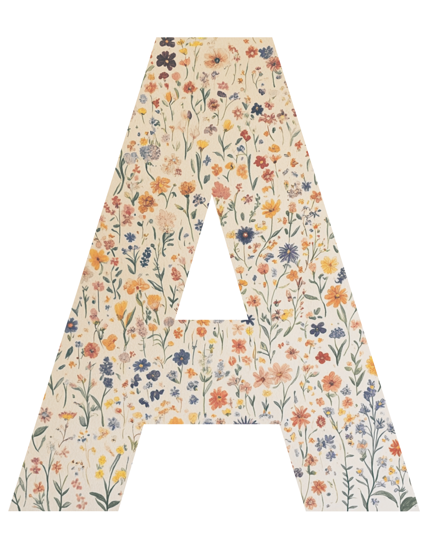 Couples Personalised Wildflower Initials Hoodie