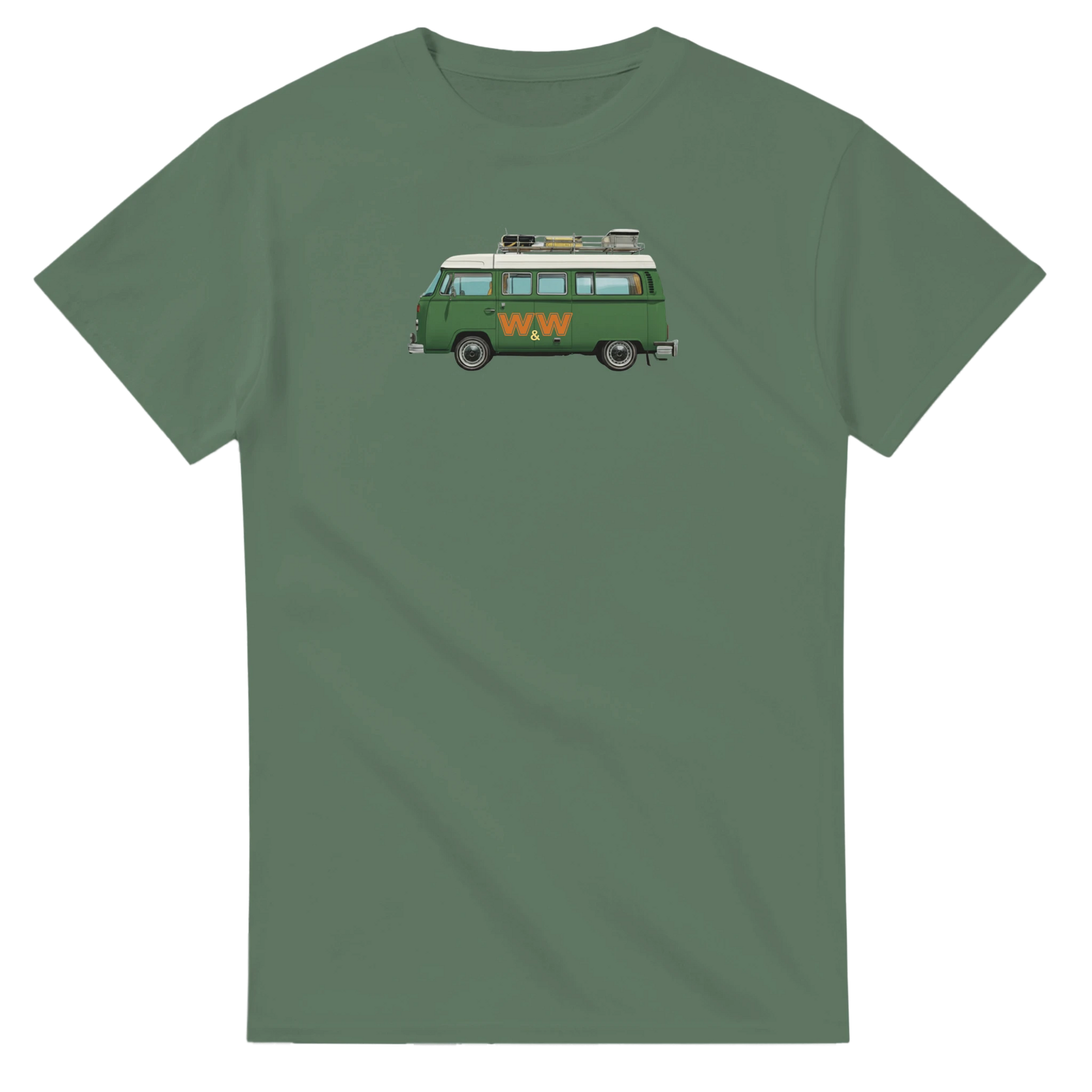 Unisex Couples Vintage Campervan hoodie, sweatshirt and t-shirt in blue, red, green, grey, black, brown, white, and beige – Serif & Co campervan couples clothing