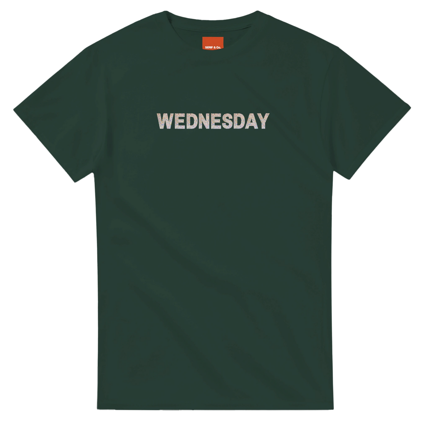 Unisex Wildflower Days of the Week hoodie, sweatshirt and t-shirt, Monday, Tuesday, Wednesday, Thursday, Friday, Saturday, Sundayin blue, red, green, grey, black, brown, white, and beige – Serif & Co wildflower clothing