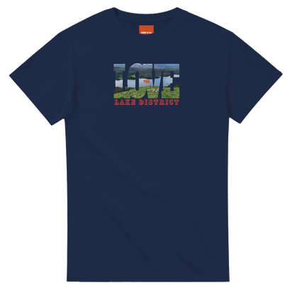 Unisex Love the Lake District hoodie, sweatshirt and t-shirt in blue, red, green, grey, black, brown, white, and beige – Serif & Co Lake District clothing