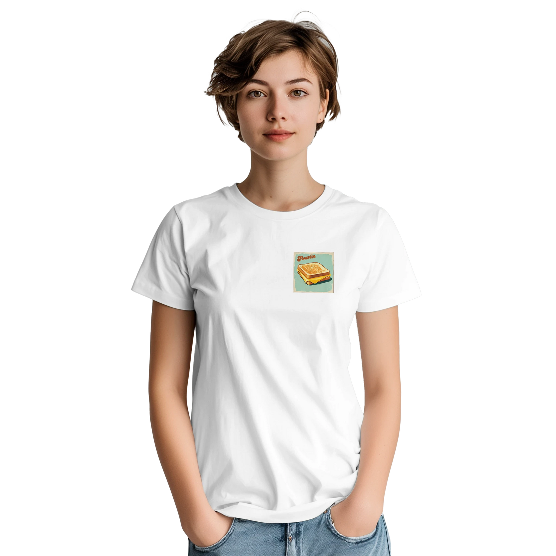 Unisex Toastie hoodie, sweatshirt and t-shirt in blue, red, green, grey, black, brown, white, and beige – Serif & Co foodie comfort clothing