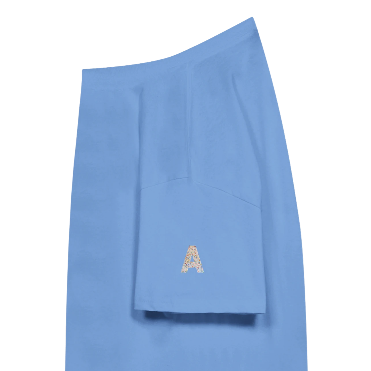 Unisex Wildflower Initials hoodie, personalised, personalise,, sweatshirt and t-shirt in blue, red, green, grey, black, brown, white, and beige – Serif & Co personalised wildflower clothing