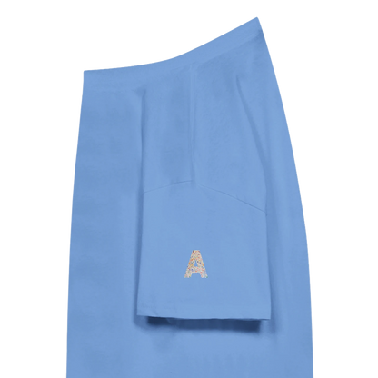 Unisex Wildflower Initials hoodie, personalised, personalise,, sweatshirt and t-shirt in blue, red, green, grey, black, brown, white, and beige – Serif & Co personalised wildflower clothing