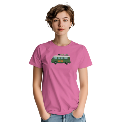 Unisex Couples Vintage Campervan hoodie, sweatshirt and t-shirt in blue, red, green, grey, black, brown, white, and beige – Serif & Co campervan couples clothing