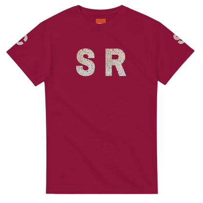 Unisex Wildflower Initials hoodie, personalised, personalise,, sweatshirt and t-shirt in blue, red, green, grey, black, brown, white, and beige – Serif & Co personalised wildflower clothing