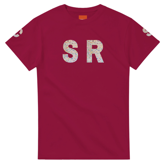 Unisex Wildflower Initials hoodie, personalised, personalise,, sweatshirt and t-shirt in blue, red, green, grey, black, brown, white, and beige – Serif & Co personalised wildflower clothing