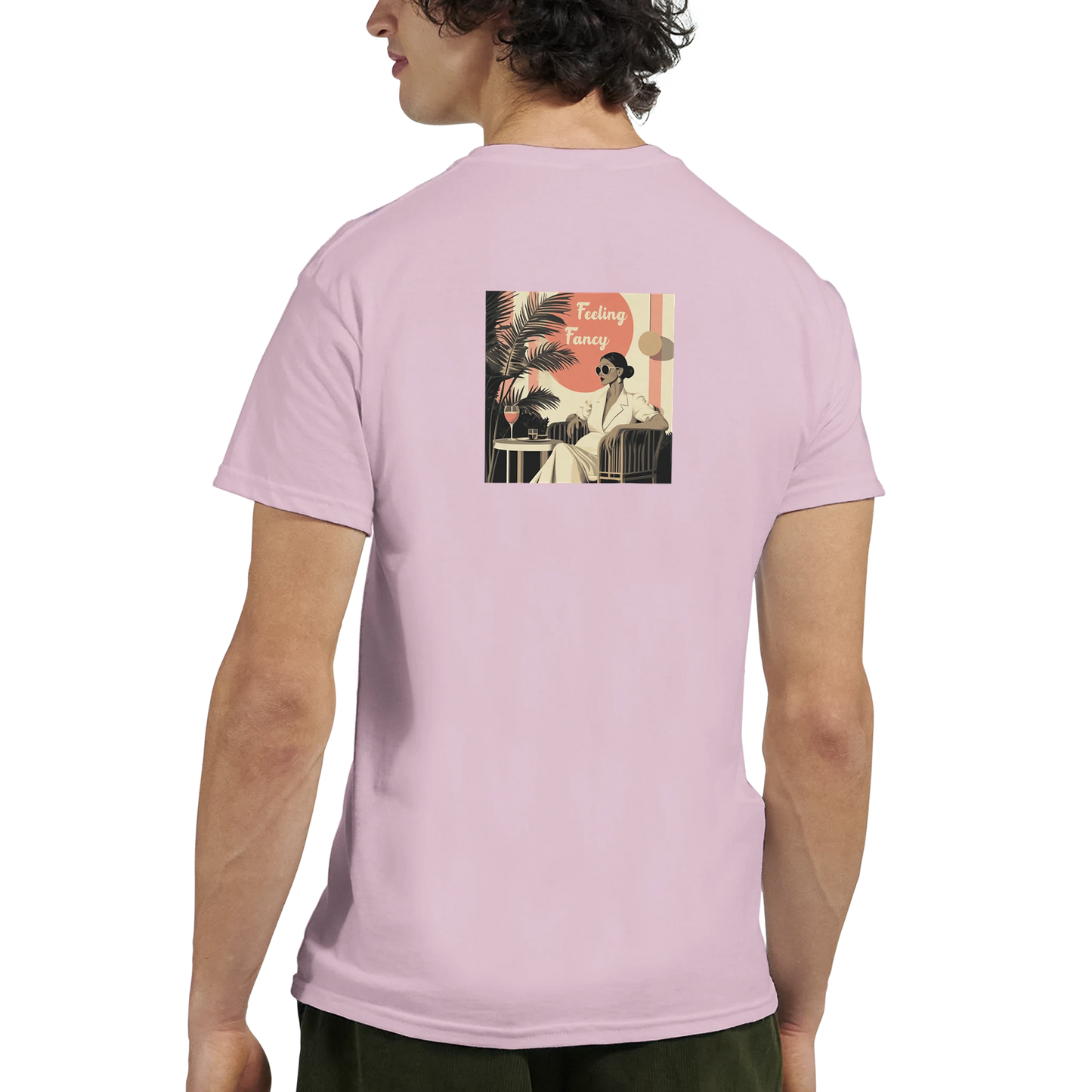 Unisex Fancy Lady, feeling fancy ogo, hoodie, sweatshirt and t-shirt in blue, red, green, grey, black, brown, white, and beige – Serif & Co slogan clothing