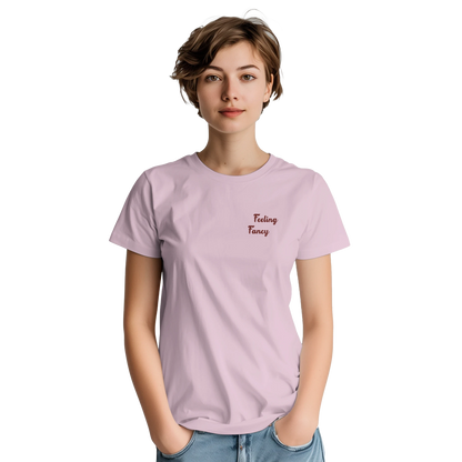 Unisex Fancy Lady, feeling fancy ogo, hoodie, sweatshirt and t-shirt in blue, red, green, grey, black, brown, white, and beige – Serif & Co slogan clothing