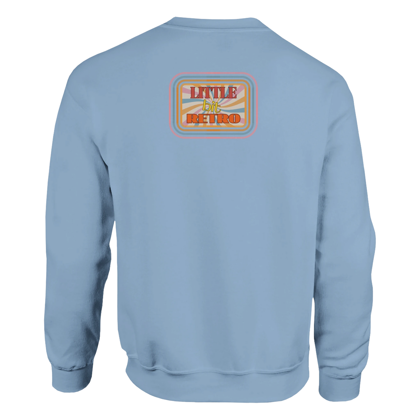 Unisex Little Bit Retro hoodie, sweatshirt and t-shirt in blue, red, green, grey, black, brown, white, and beige – Serif & Co retro clothing