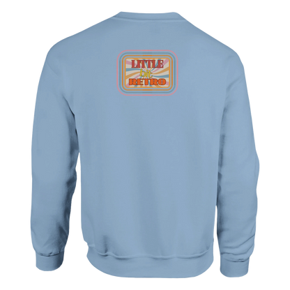 Unisex Little Bit Retro hoodie, sweatshirt and t-shirt in blue, red, green, grey, black, brown, white, and beige – Serif & Co retro clothing