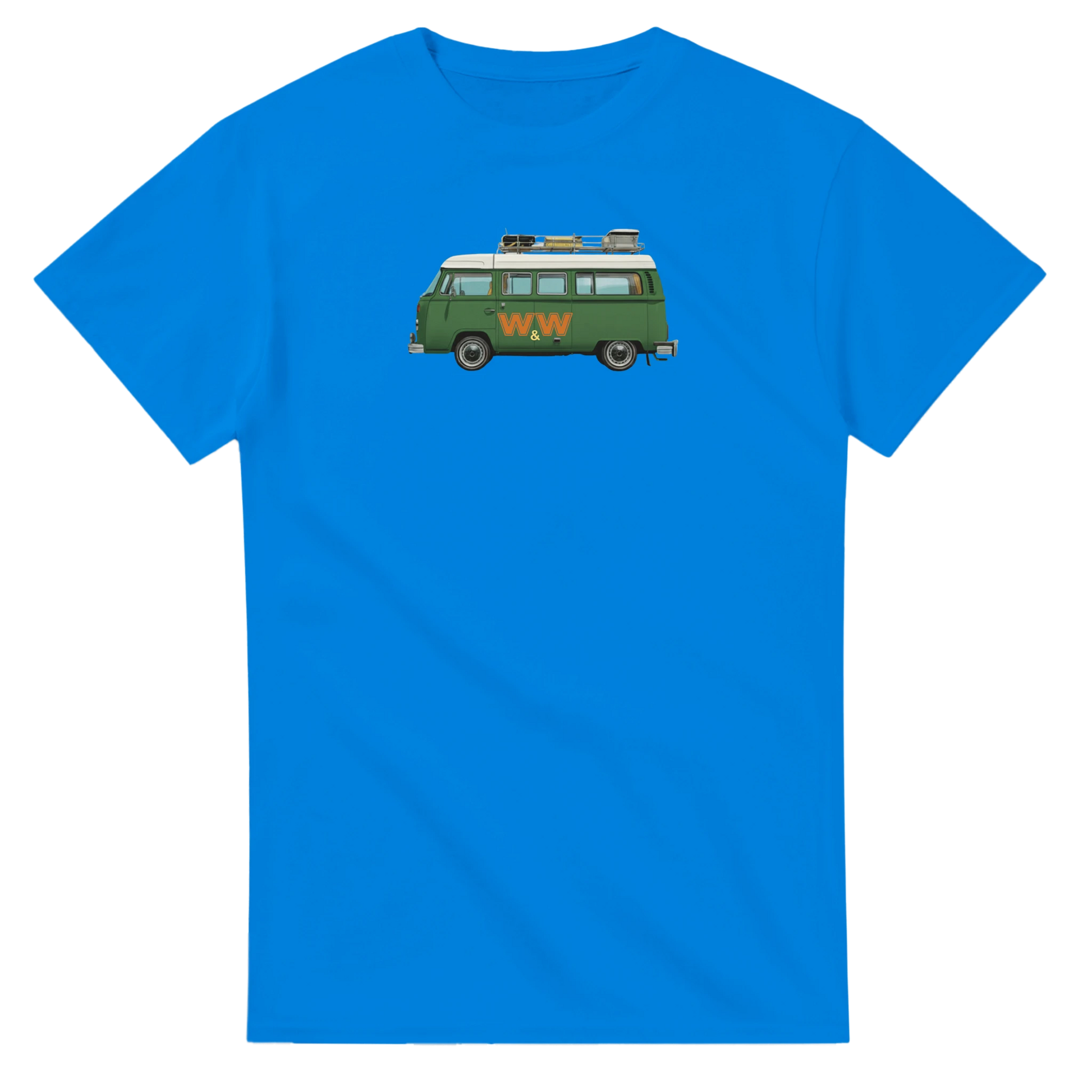 Unisex Couples Vintage Campervan hoodie, sweatshirt and t-shirt in blue, red, green, grey, black, brown, white, and beige – Serif & Co campervan couples clothing