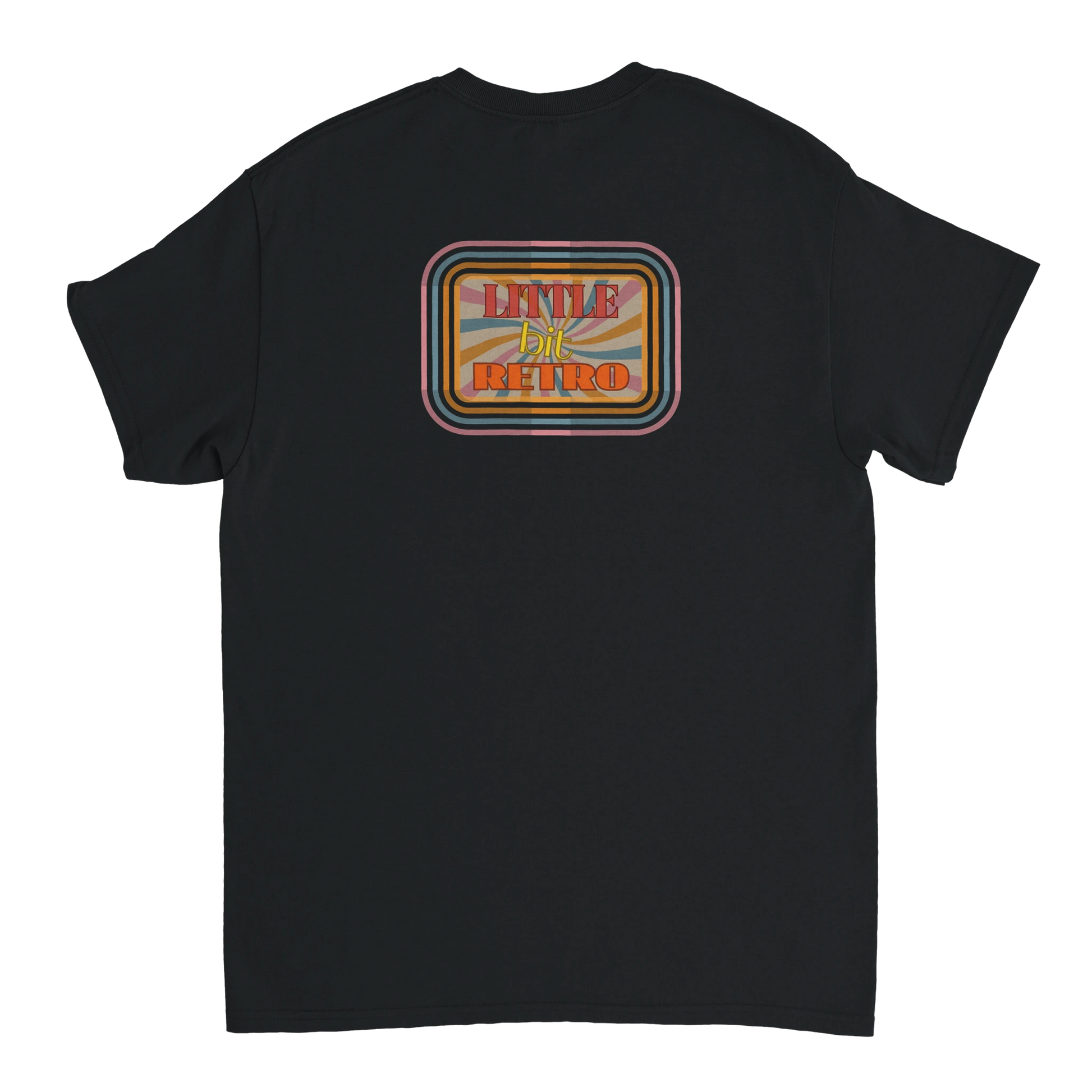 Unisex Little Bit Retro hoodie, sweatshirt and t-shirt in blue, red, green, grey, black, brown, white, and beige – Serif & Co retro clothing