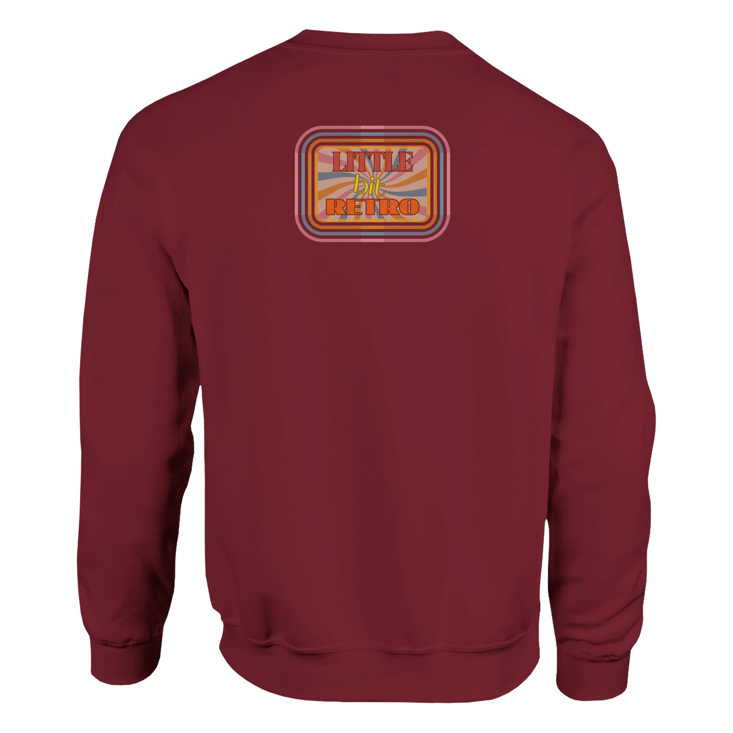 Unisex Little Bit Retro hoodie, sweatshirt and t-shirt in blue, red, green, grey, black, brown, white, and beige – Serif & Co retro clothing