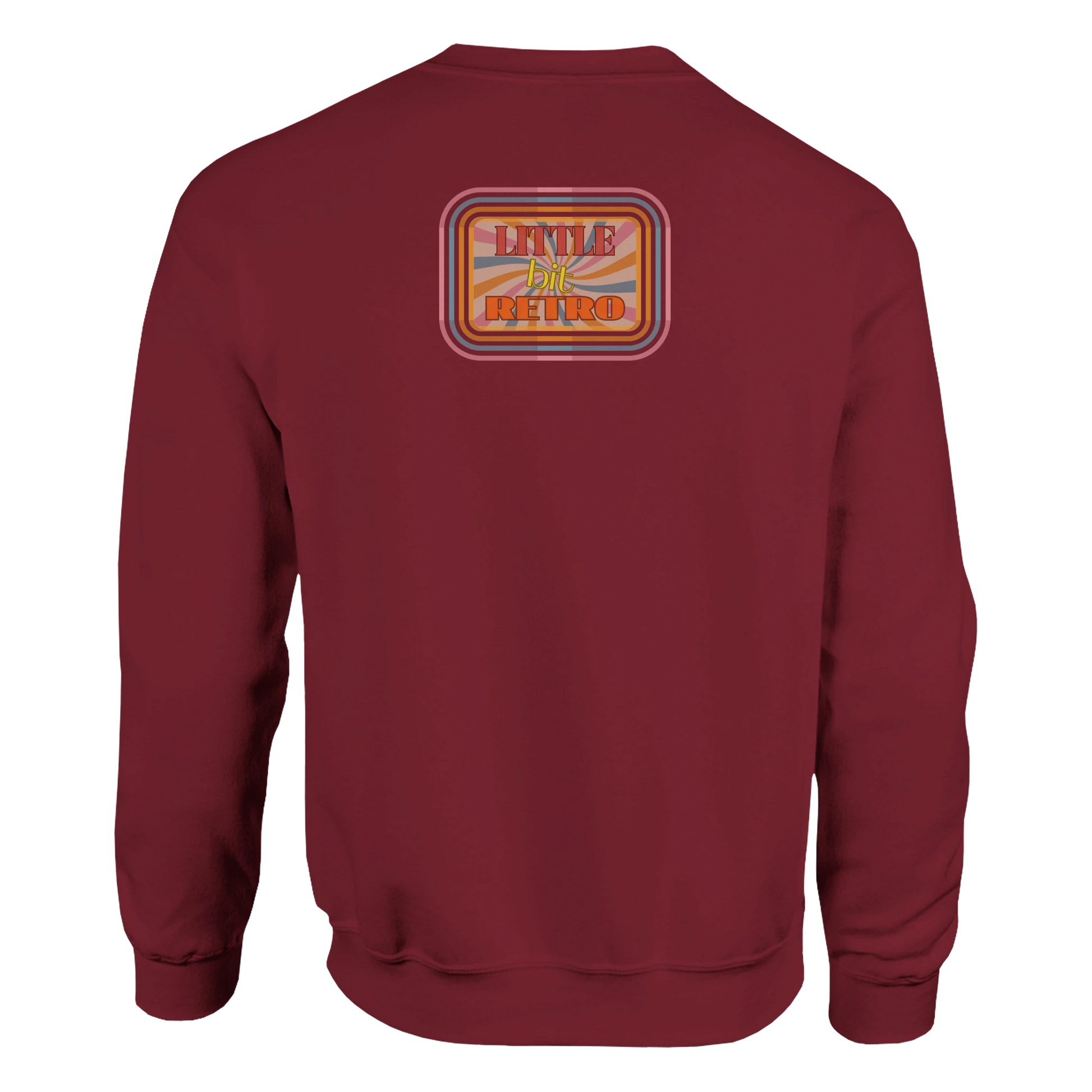 Unisex Little Bit Retro hoodie, sweatshirt and t-shirt in blue, red, green, grey, black, brown, white, and beige – Serif & Co retro clothing