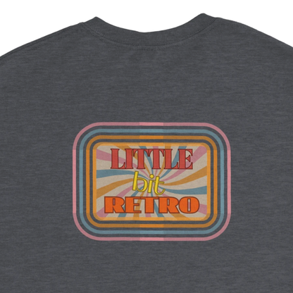 Unisex Little Bit Retro hoodie, sweatshirt and t-shirt in blue, red, green, grey, black, brown, white, and beige – Serif & Co retro clothing
