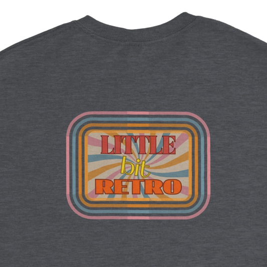 Unisex Little Bit Retro hoodie, sweatshirt and t-shirt in blue, red, green, grey, black, brown, white, and beige – Serif & Co retro clothing