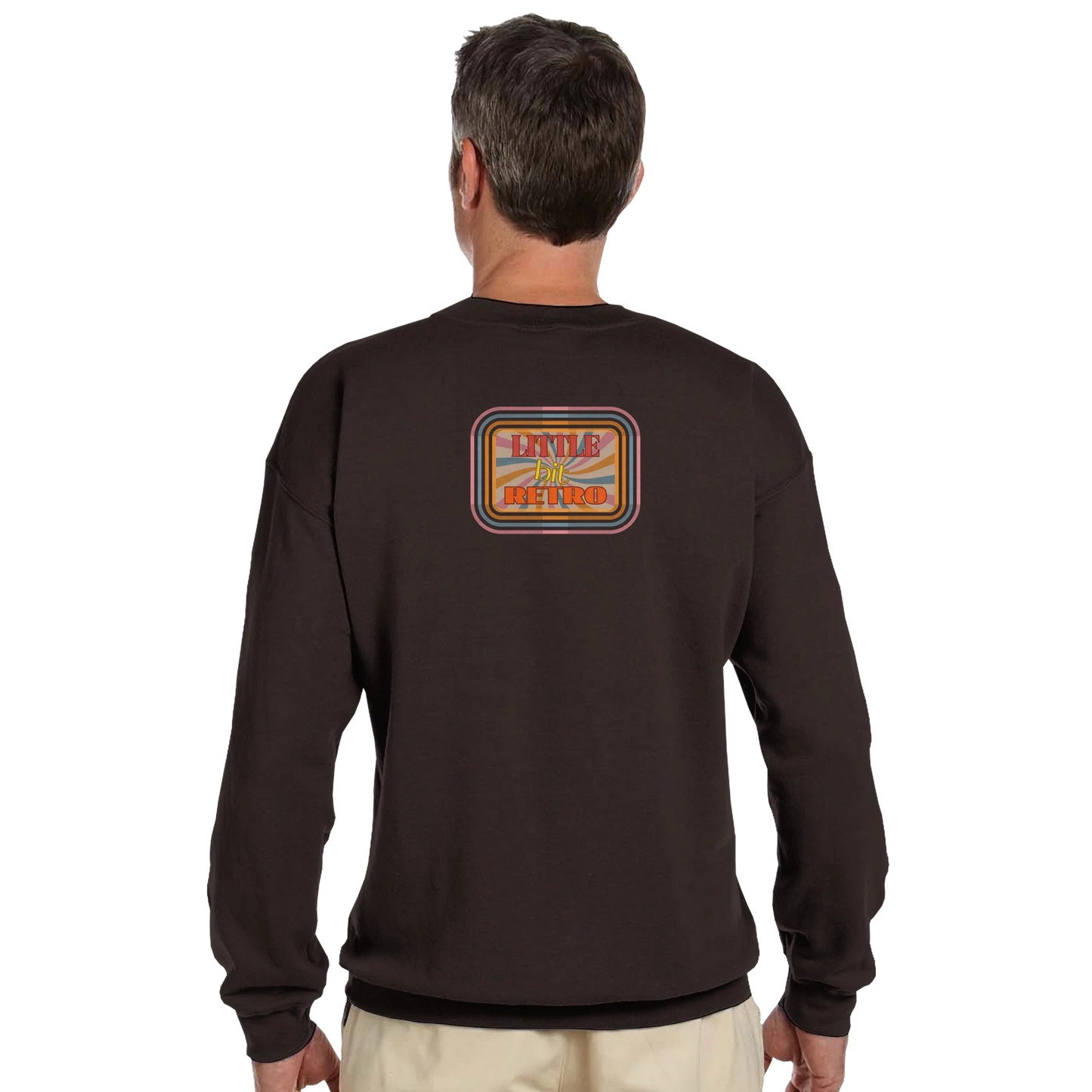 Unisex Little Bit Retro hoodie, sweatshirt and t-shirt in blue, red, green, grey, black, brown, white, and beige – Serif & Co retro clothing