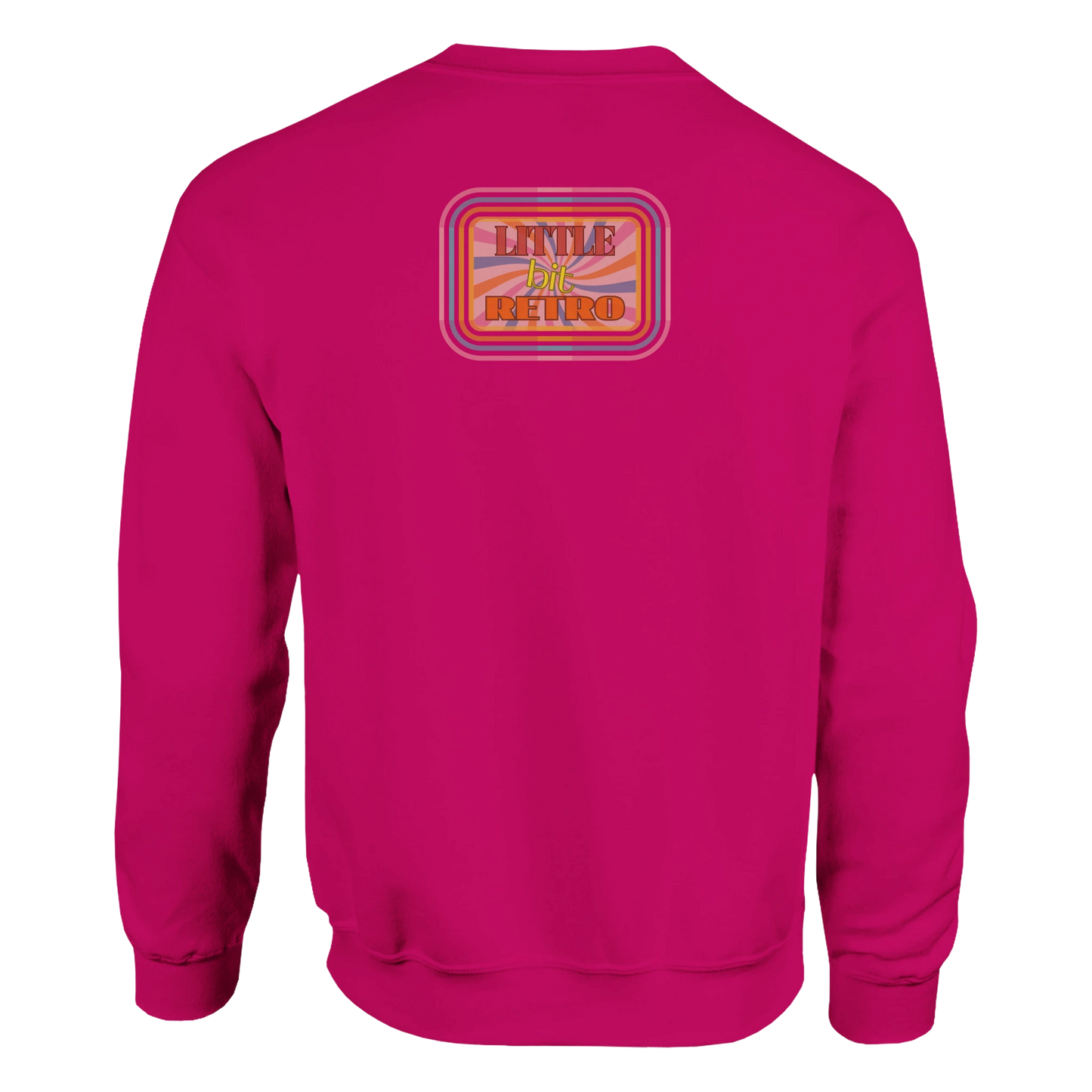 Unisex Little Bit Retro hoodie, sweatshirt and t-shirt in blue, red, green, grey, black, brown, white, and beige – Serif & Co retro clothing