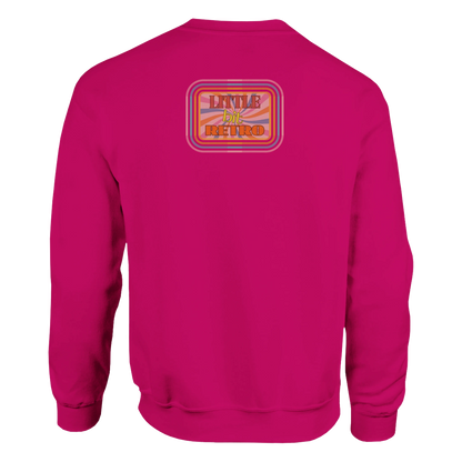 Unisex Little Bit Retro hoodie, sweatshirt and t-shirt in blue, red, green, grey, black, brown, white, and beige – Serif & Co retro clothing