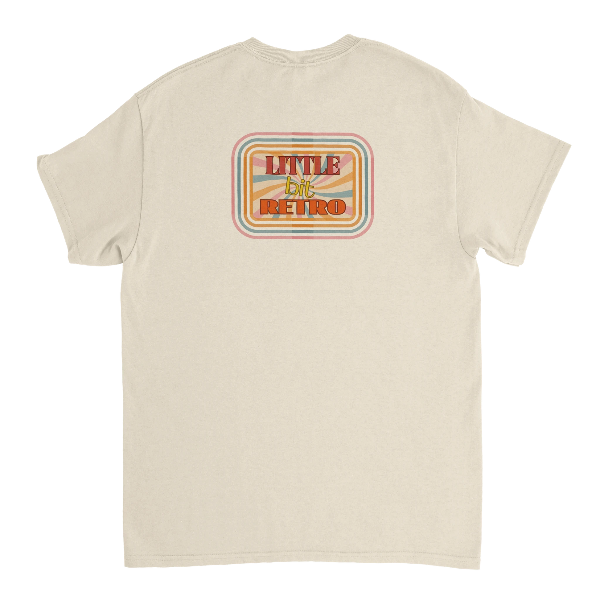 Unisex Little Bit Retro hoodie, sweatshirt and t-shirt in blue, red, green, grey, black, brown, white, and beige – Serif & Co retro clothing