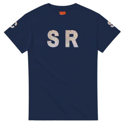 Unisex Wildflower Initials hoodie, personalised, personalise,, sweatshirt and t-shirt in blue, red, green, grey, black, brown, white, and beige – Serif & Co personalised wildflower clothing