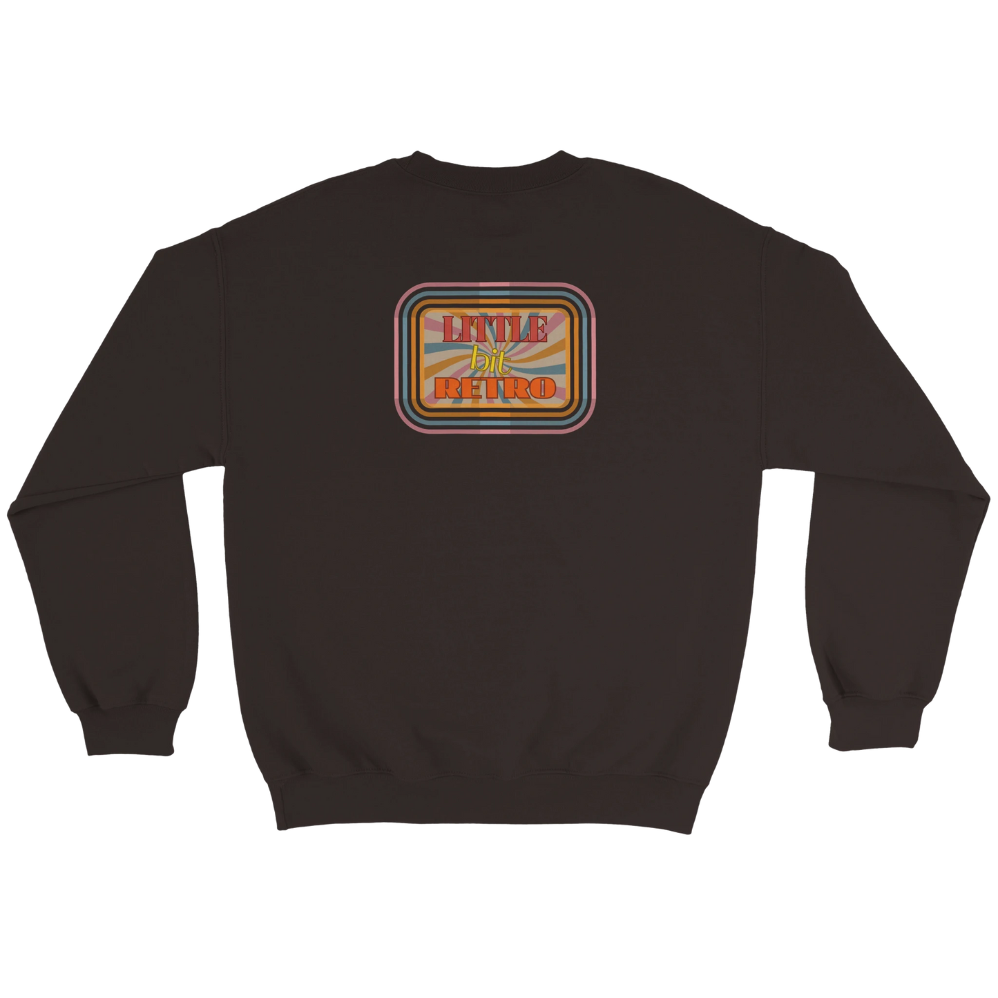 Unisex Little Bit Retro hoodie, sweatshirt and t-shirt in blue, red, green, grey, black, brown, white, and beige – Serif & Co retro clothing