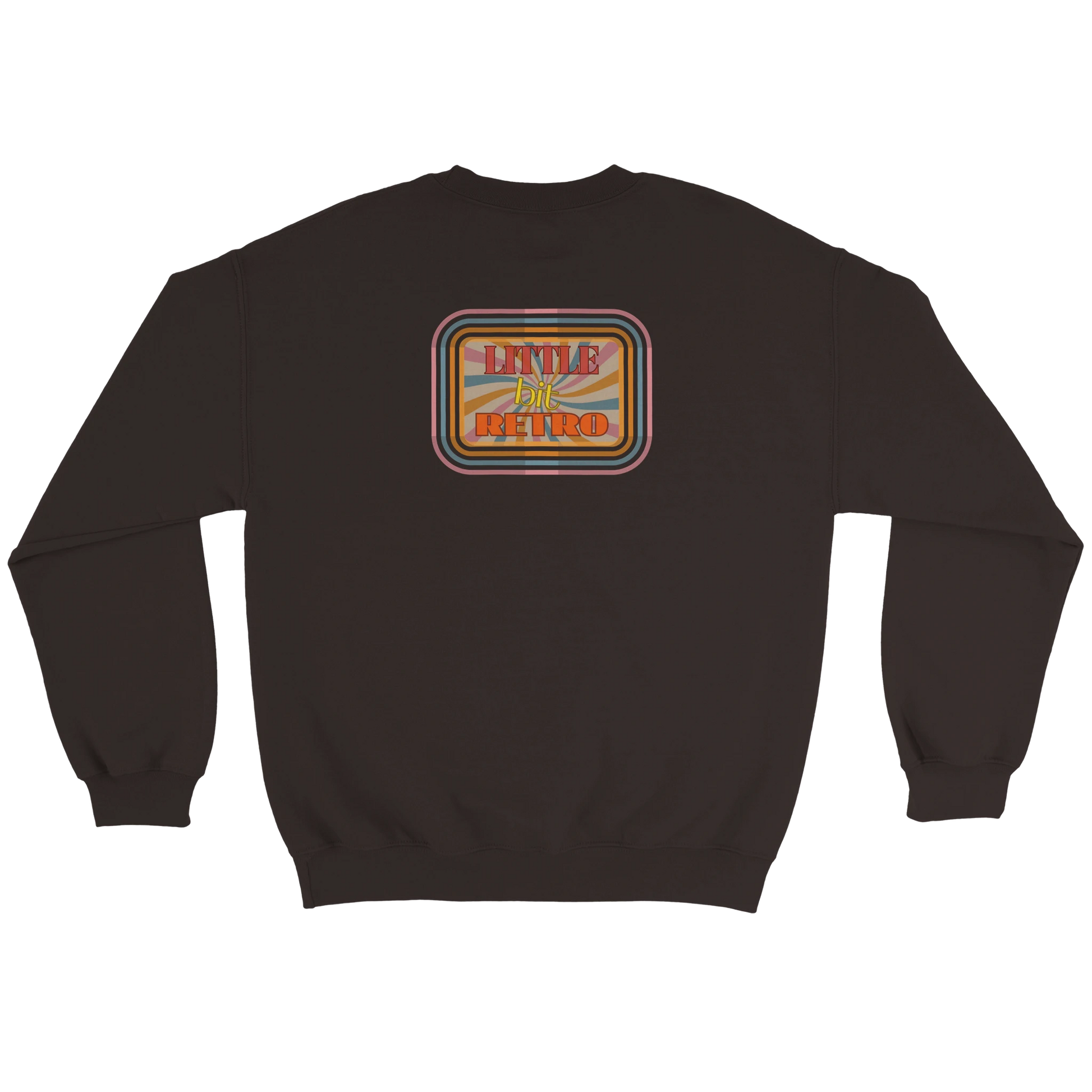 Unisex Little Bit Retro hoodie, sweatshirt and t-shirt in blue, red, green, grey, black, brown, white, and beige – Serif & Co retro clothing