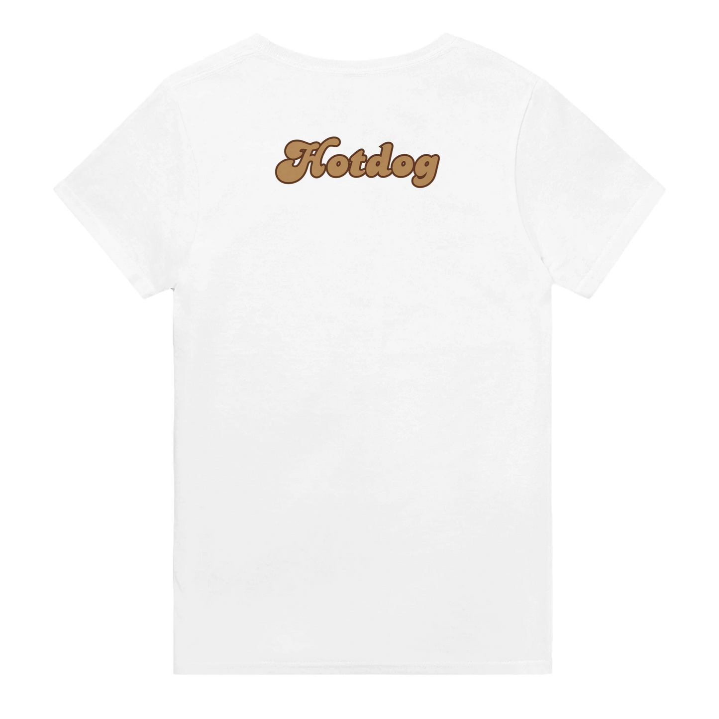 Unisex, retro, vintage style Hotdog hoodie, sweatshirt and t-shirt in blue, red, green, grey, black, brown, white, and beige – Serif & Co foodie clothing