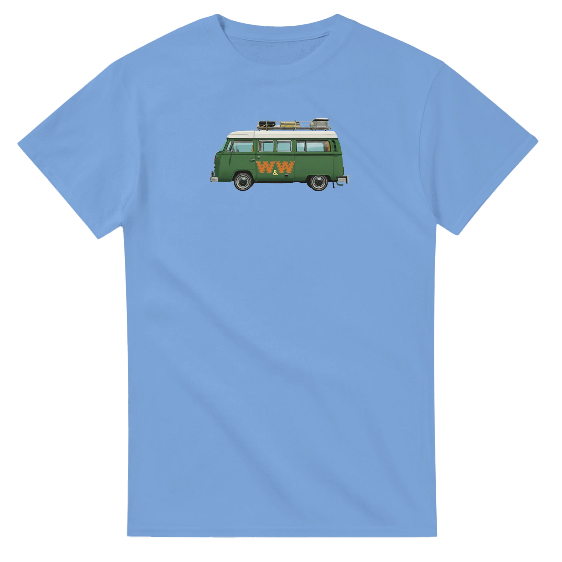 Unisex Couples Vintage Campervan hoodie, sweatshirt and t-shirt in blue, red, green, grey, black, brown, white, and beige – Serif & Co campervan couples clothing